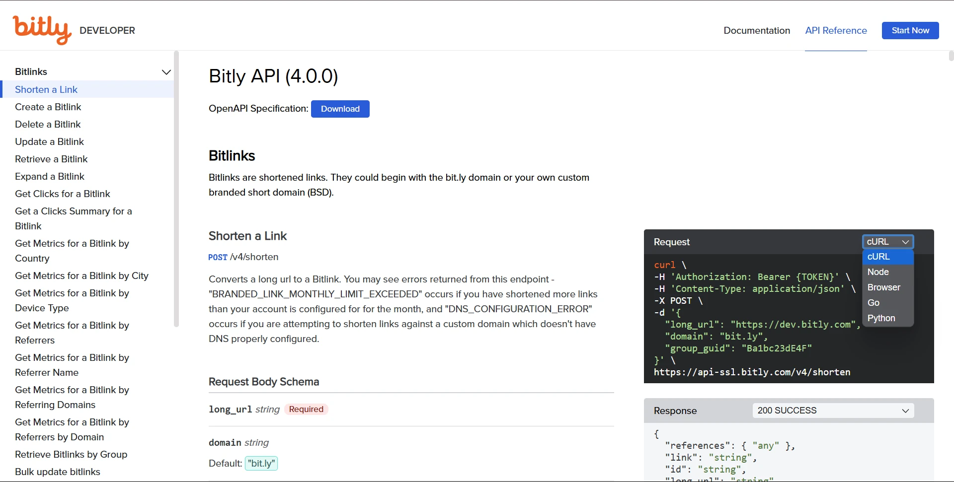 Bitly API